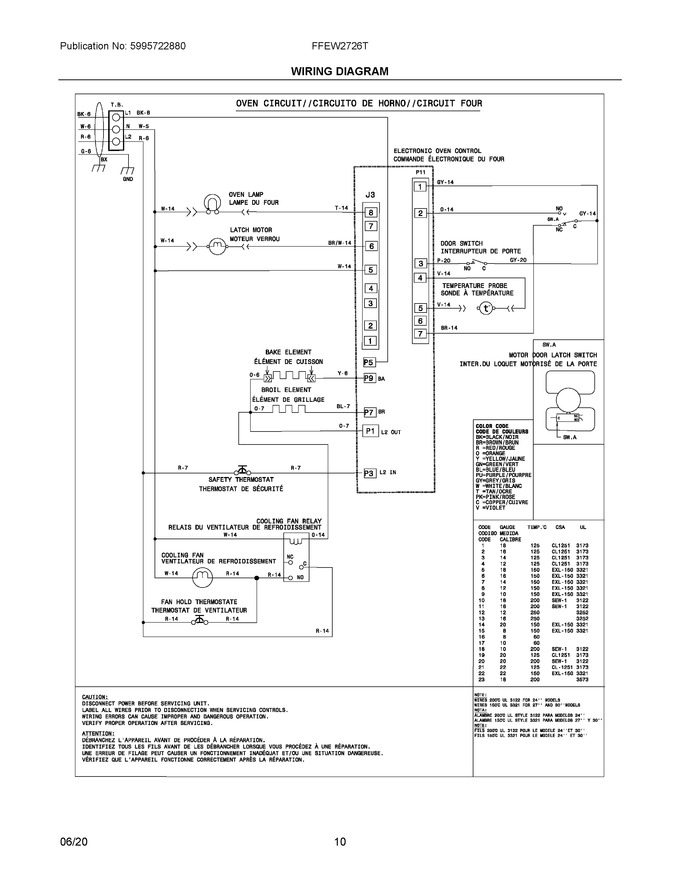 Diagram for FFEW2726TWD