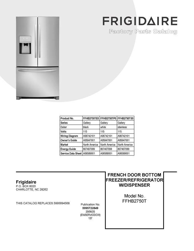 Diagram for FFHB2750TE0
