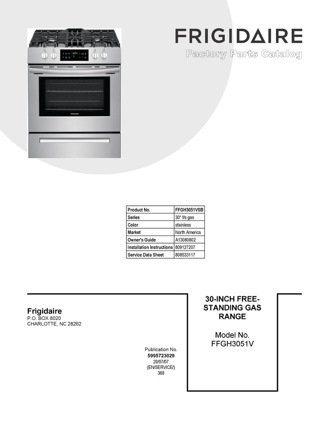 Diagram for FFGH3051VSB