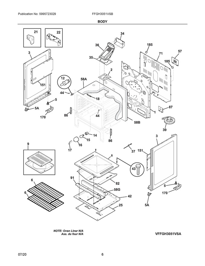 Diagram for FFGH3051VSB