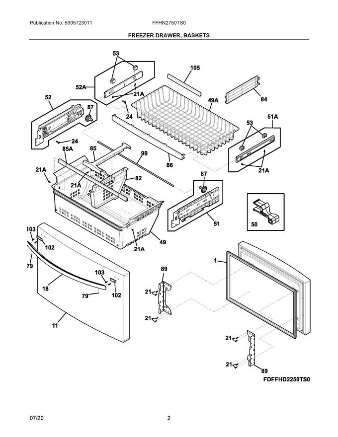 Diagram for FFHN2750TS0