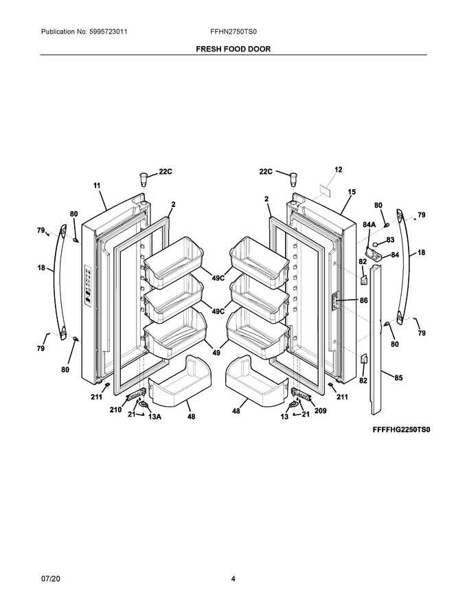 Diagram for FFHN2750TS0