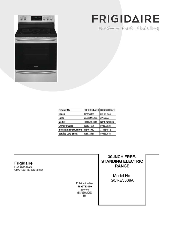 Diagram for GCRE3038AFC