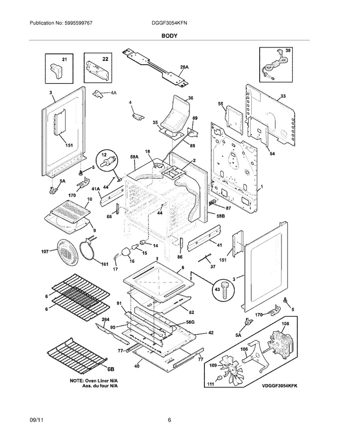 Diagram for DGGF3054KFN