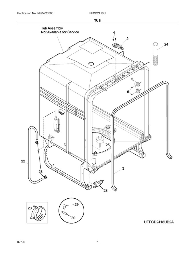 Diagram for FFCD2418UW2A