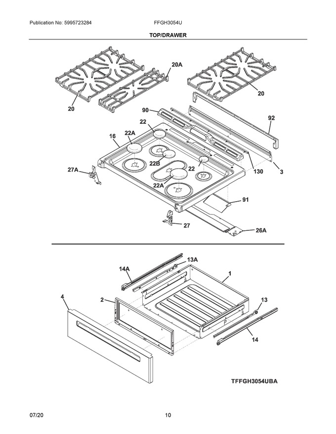 Diagram for FFGH3054UBB