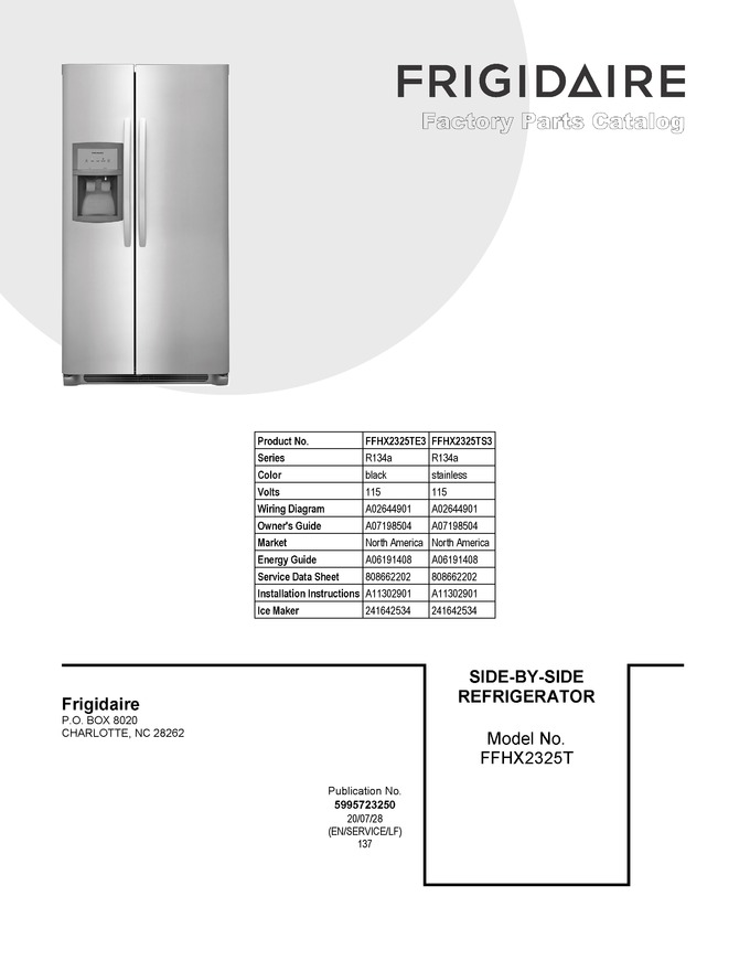 Diagram for FFHX2325TS3