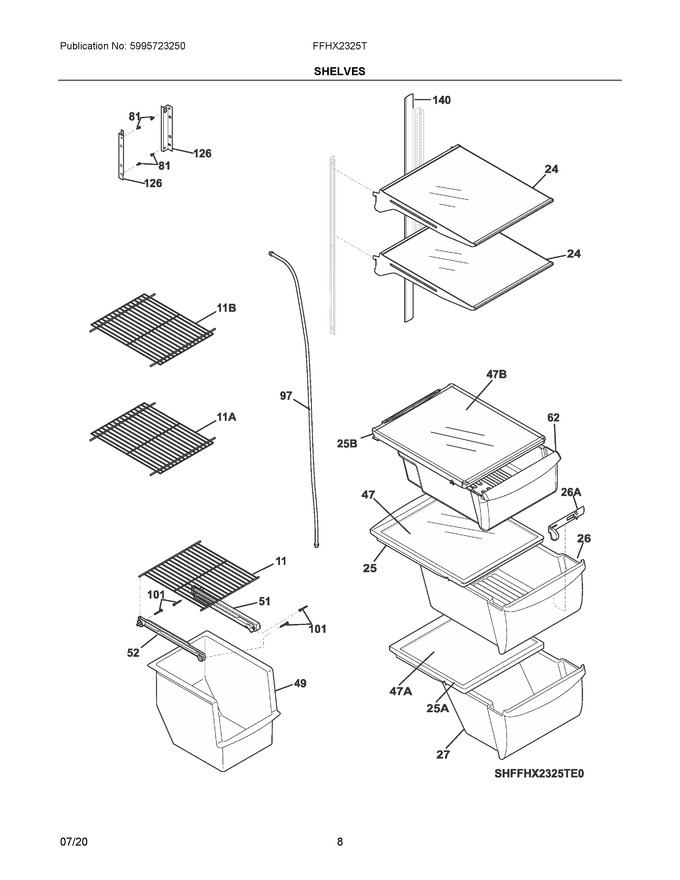 Diagram for FFHX2325TE3