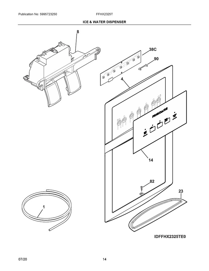 Diagram for FFHX2325TE3