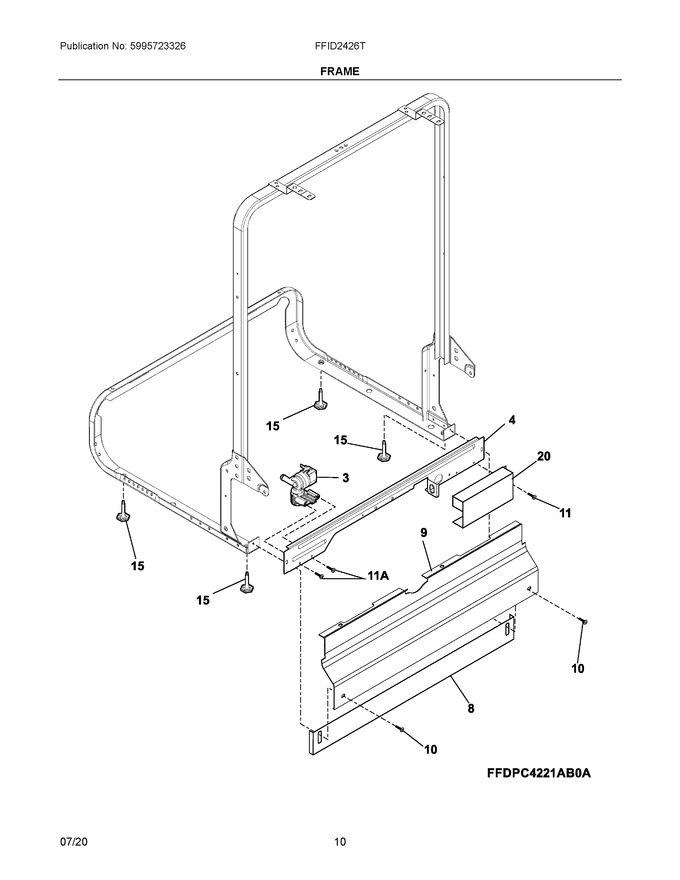 Diagram for FFID2426TS4A