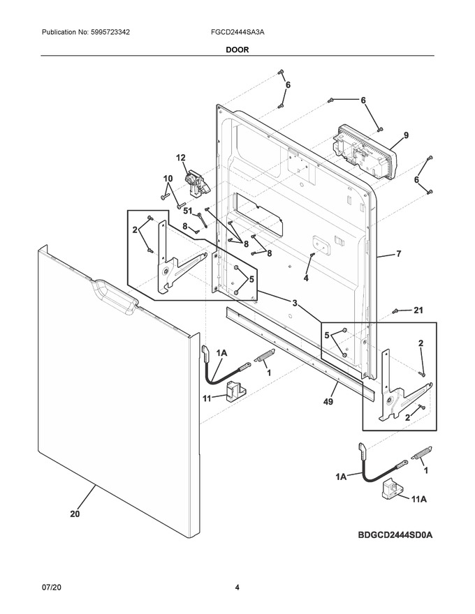 Diagram for FGCD2444SA3A