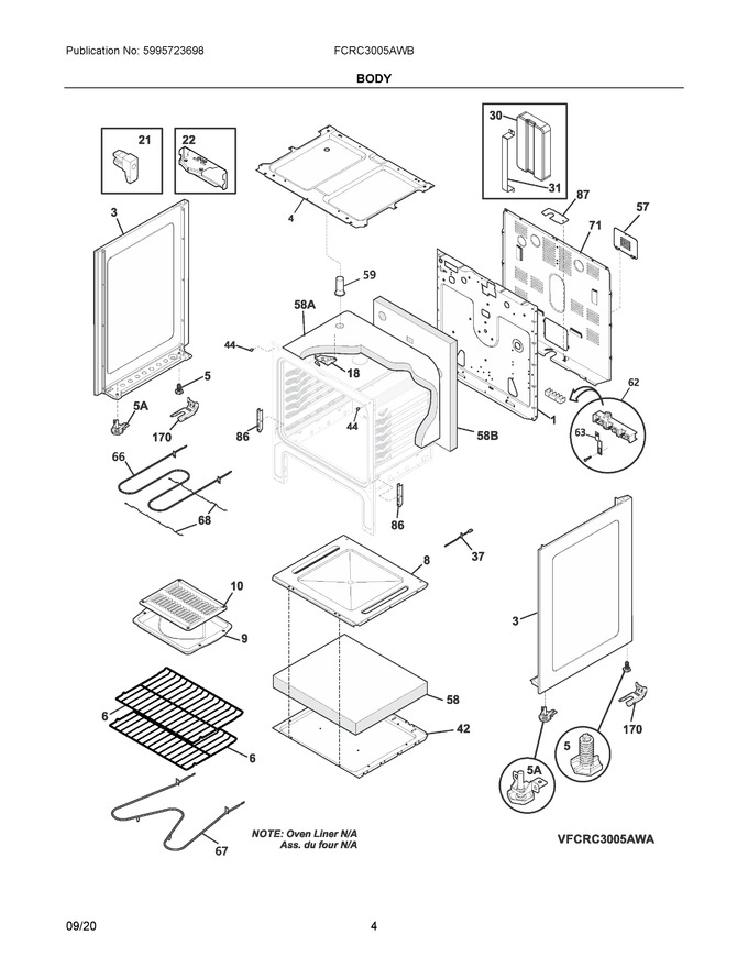 Diagram for FCRC3005AWB