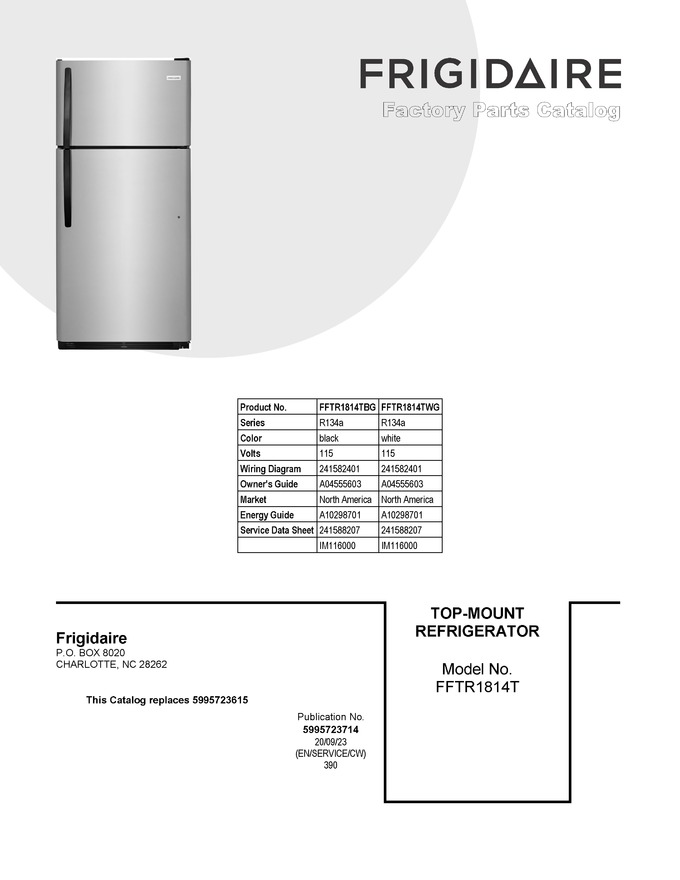 Diagram for FFTR1814TWG