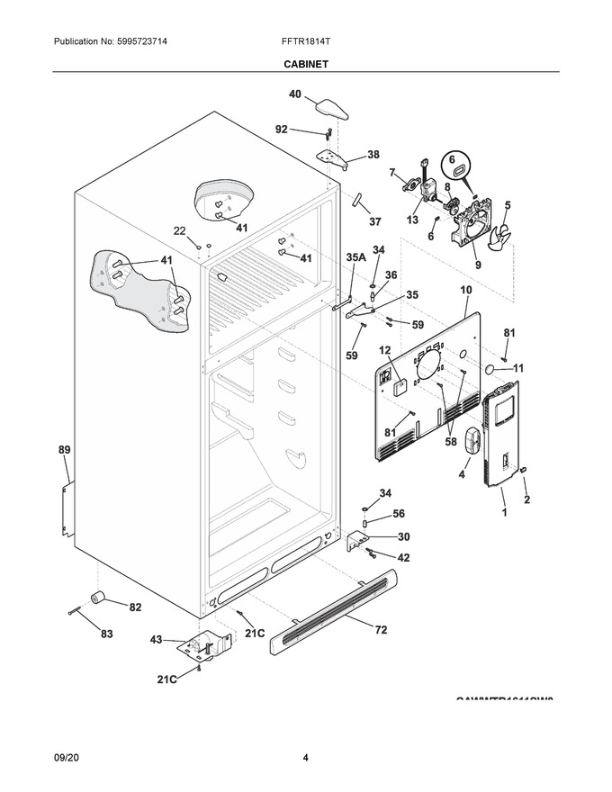 Diagram for FFTR1814TBG