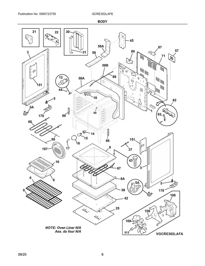 Diagram for GCRE302LAFE