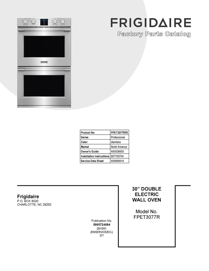 Diagram for FPET3077RFE