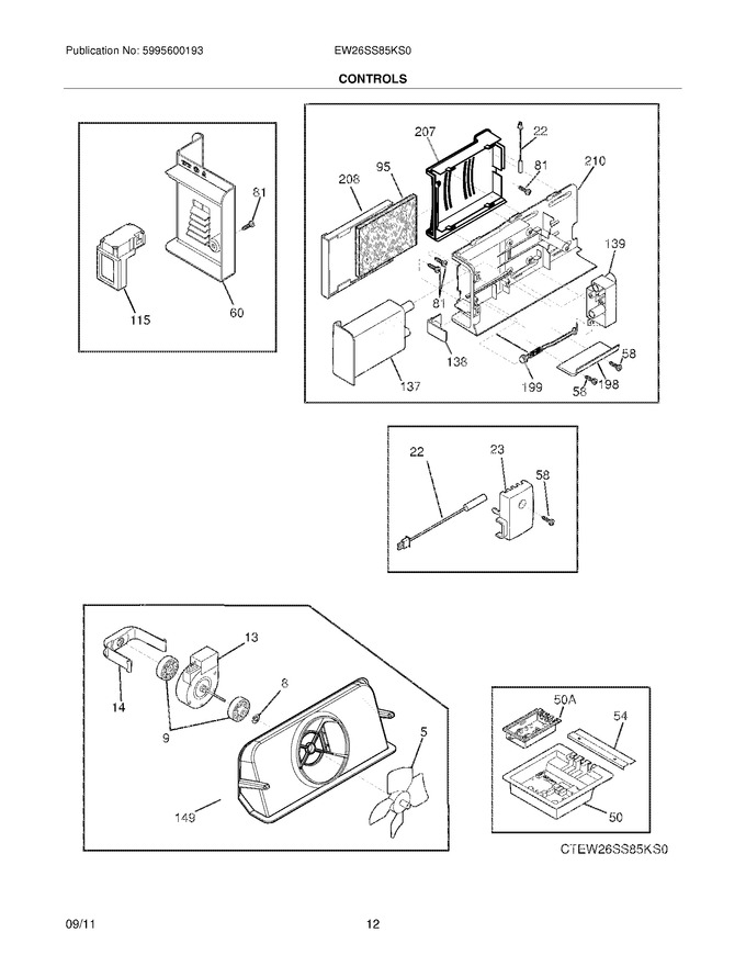 Diagram for EW26SS85KS0