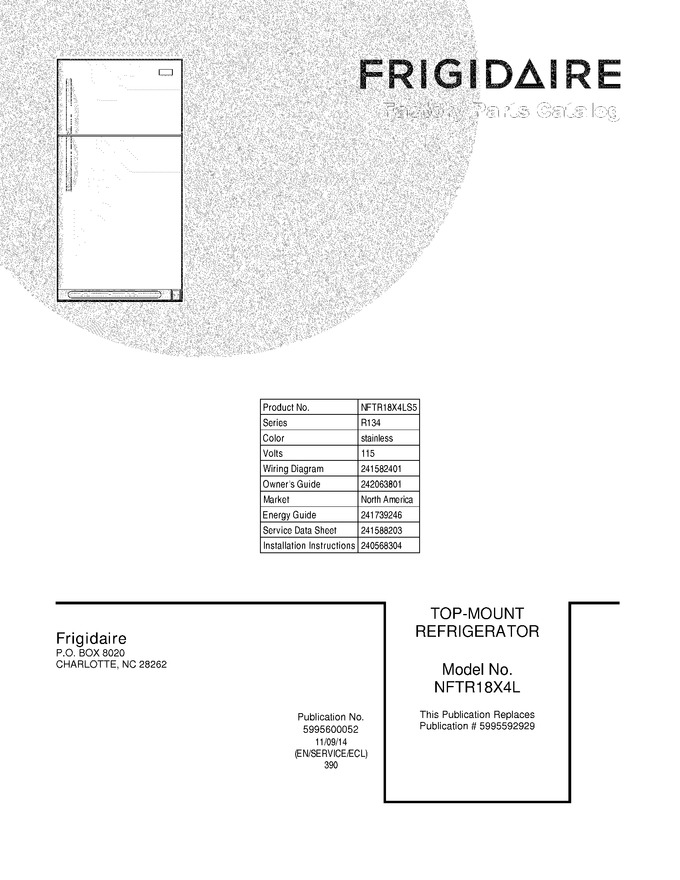 Diagram for NFTR18X4LS5