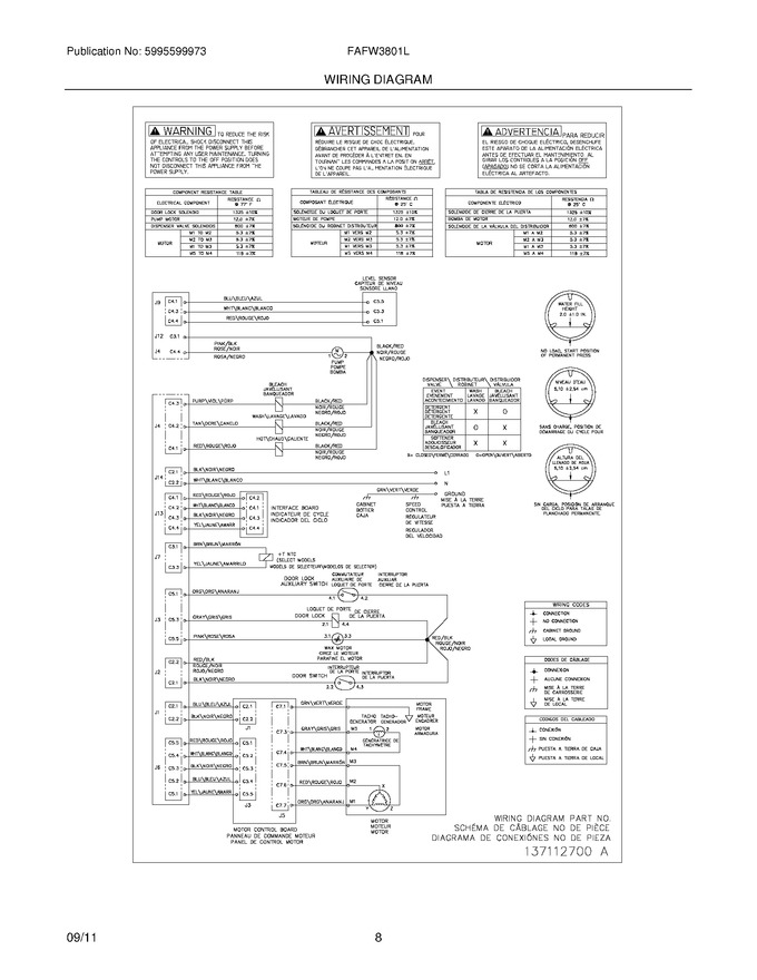 Diagram for FAFW3801LB2