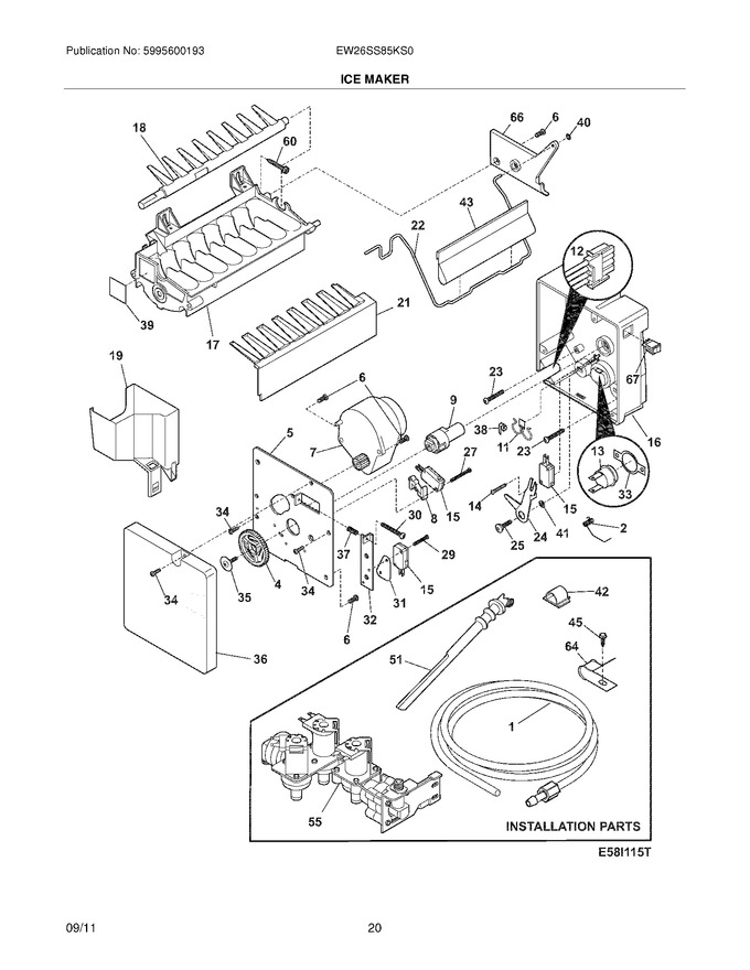 Diagram for EW26SS85KS0