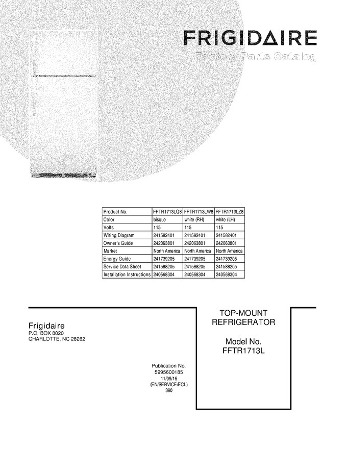 Diagram for FFTR1713LZ8