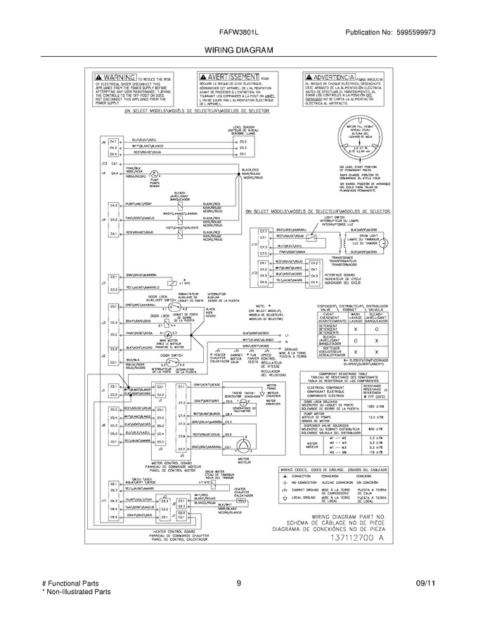 Diagram for FAFW3801LB2