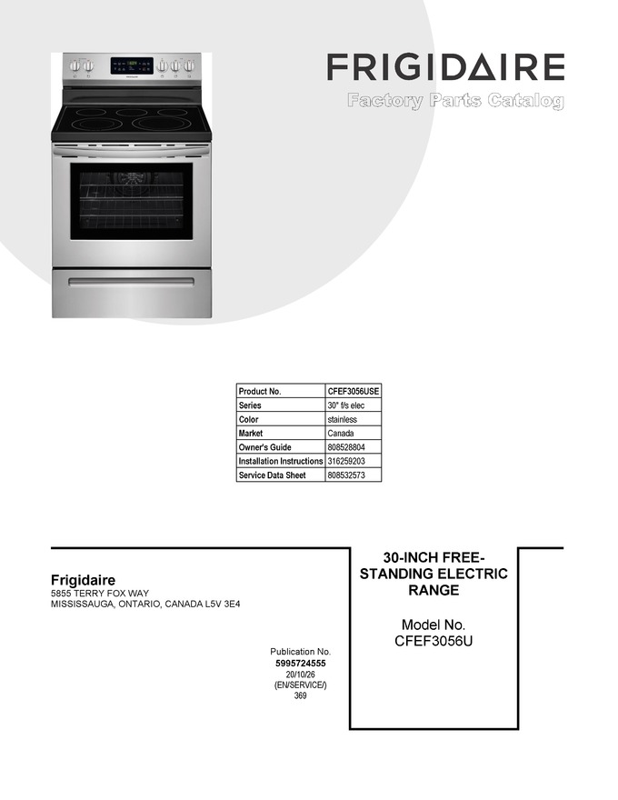 Diagram for CFEF3056USE