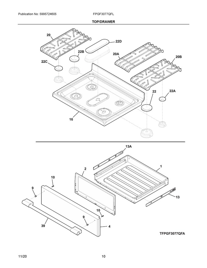 Diagram for FPGF3077QFL