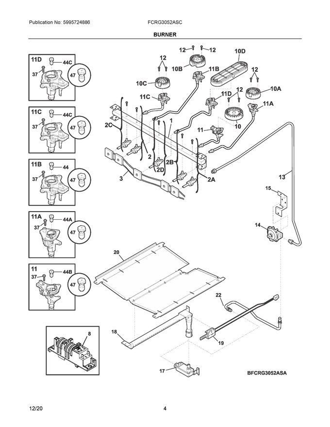 Diagram for FCRG3052ASC