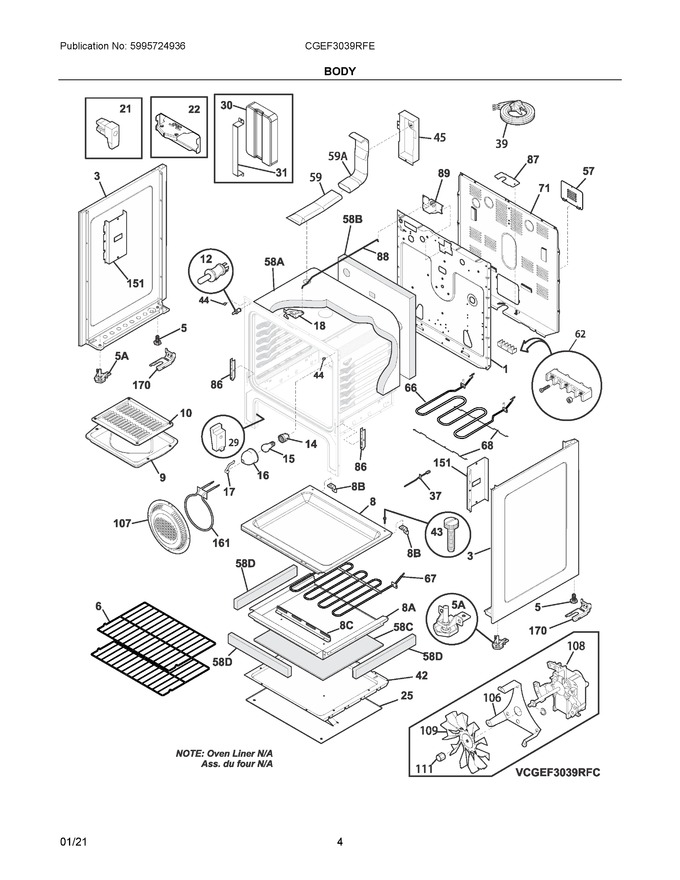 Diagram for CGEF3039RFE