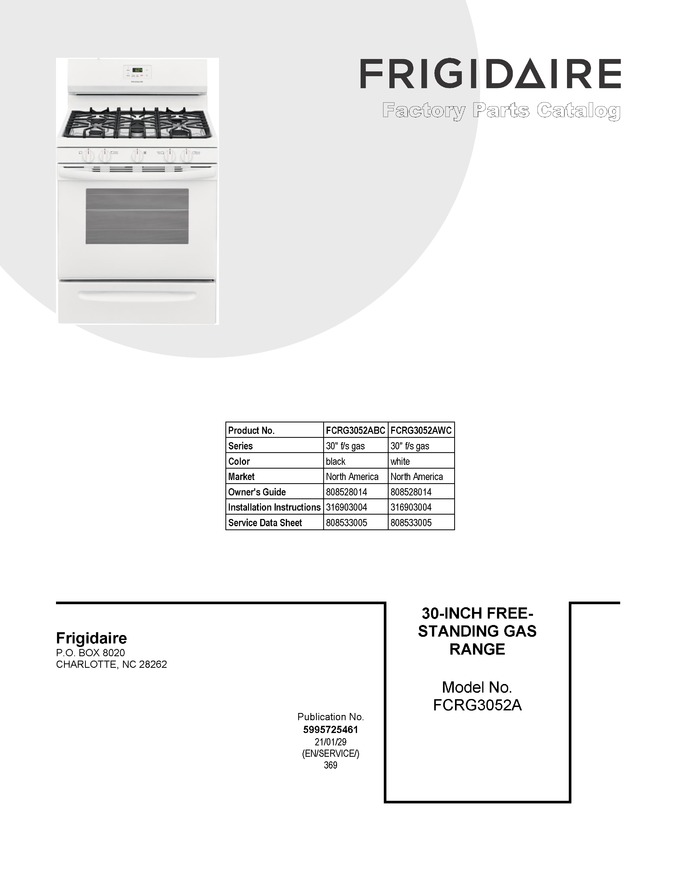 Diagram for FCRG3052AWC