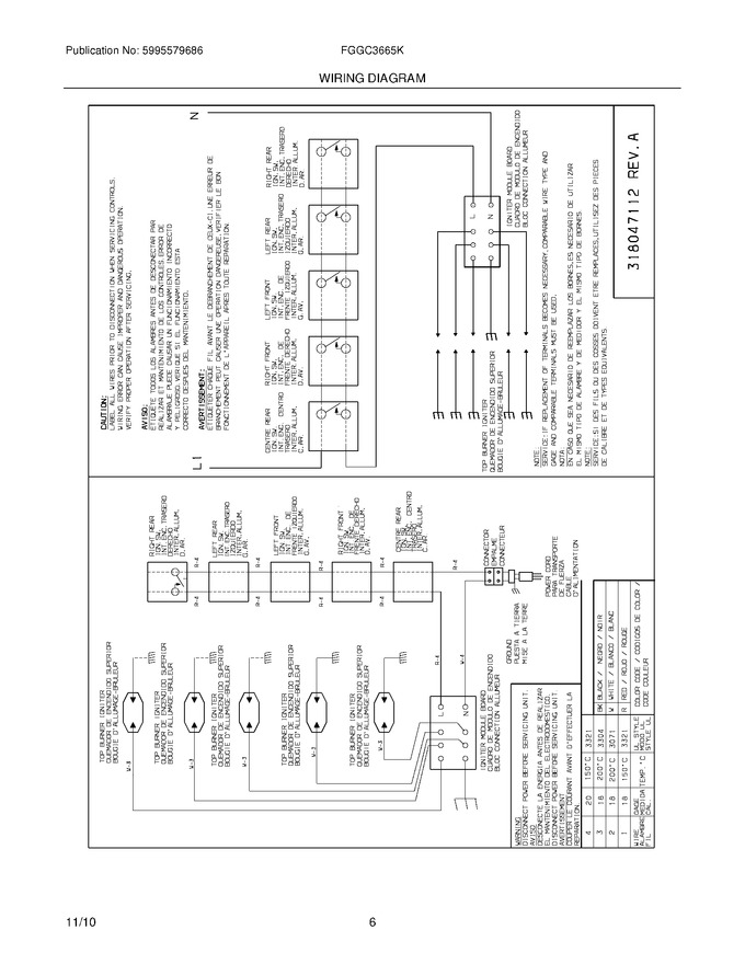 Diagram for FGGC3665KWB