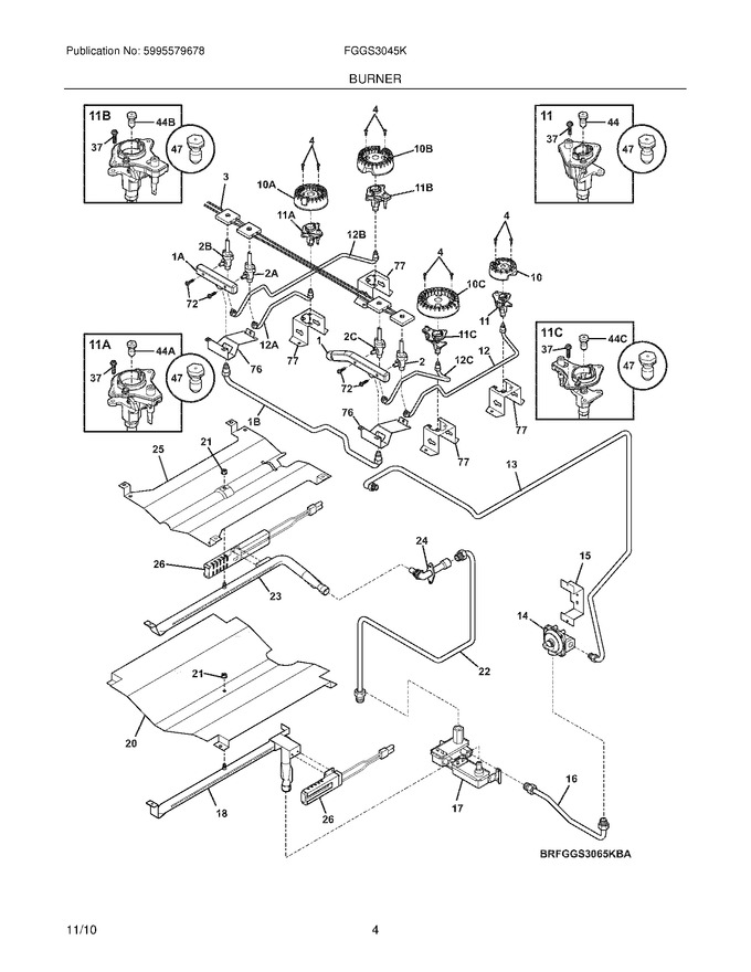 Diagram for FGGS3045KBB
