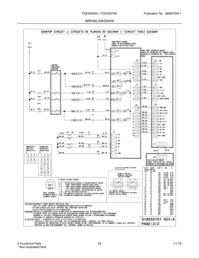 Diagram for FGES3065KBC