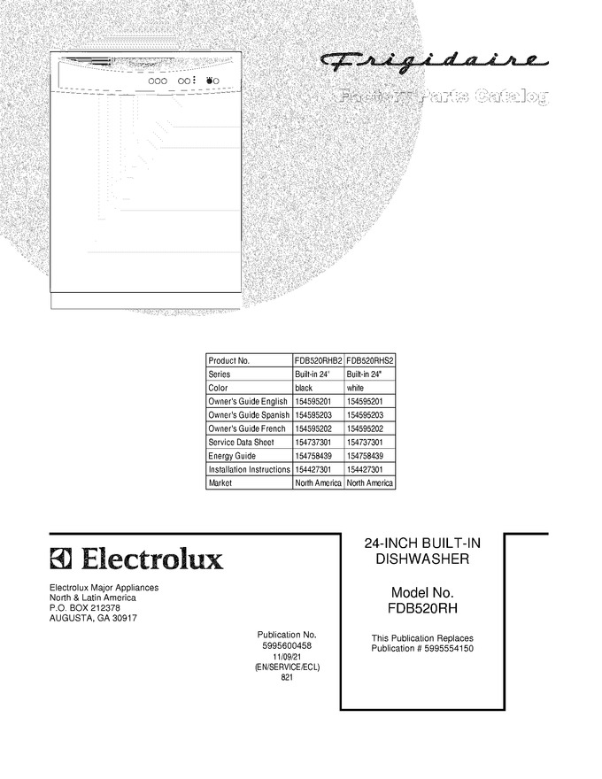 Diagram for FDB520RHS2