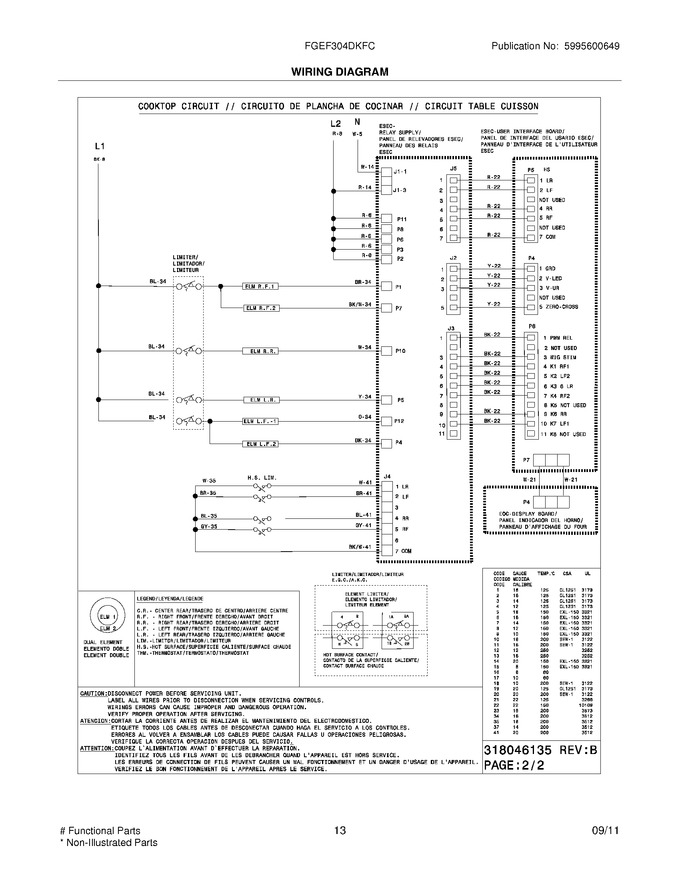 Diagram for FGEF304DKFC