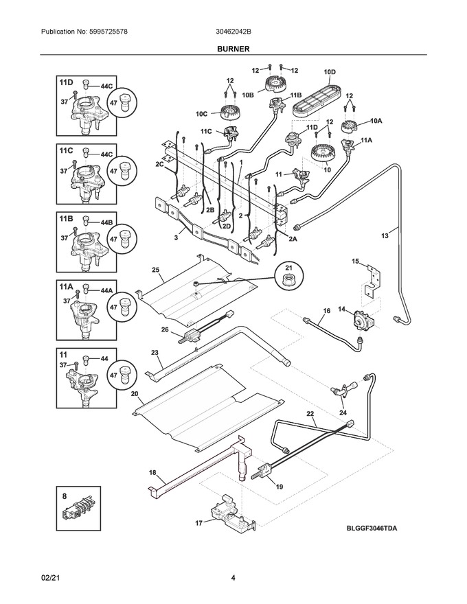 Diagram for 30462042B