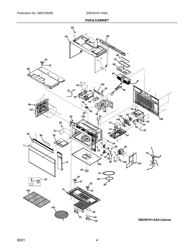 Diagram for EMOW1911ASA