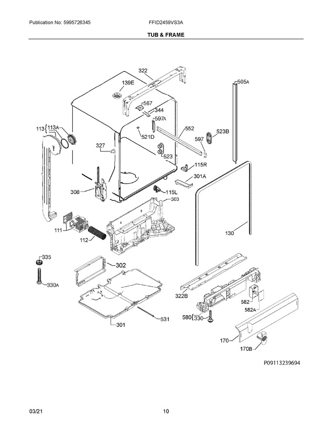 Diagram for FFID2459VS3A