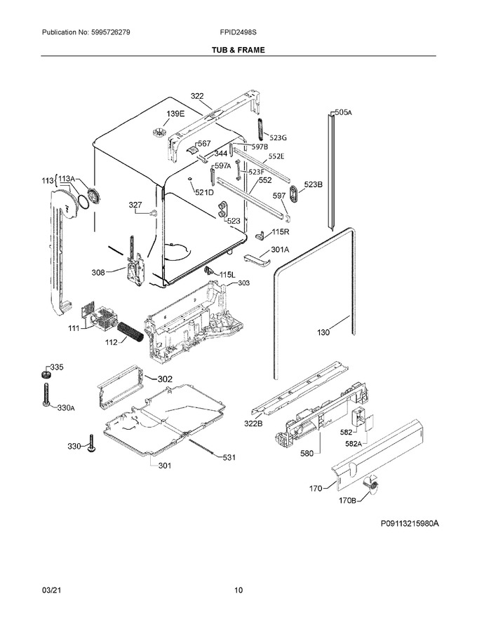 Diagram for FPID2498SF8A
