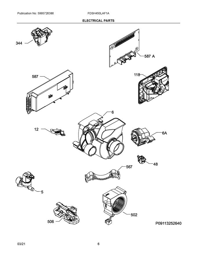 Diagram for FDSH450LAF1A