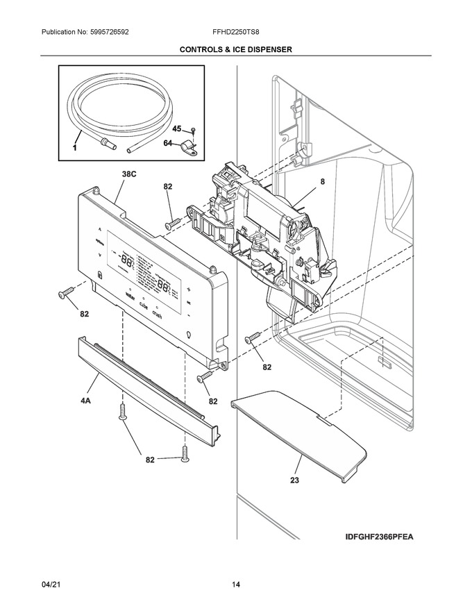 Diagram for FFHD2250TS8