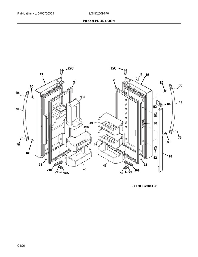 Diagram for LGHD2369TF8