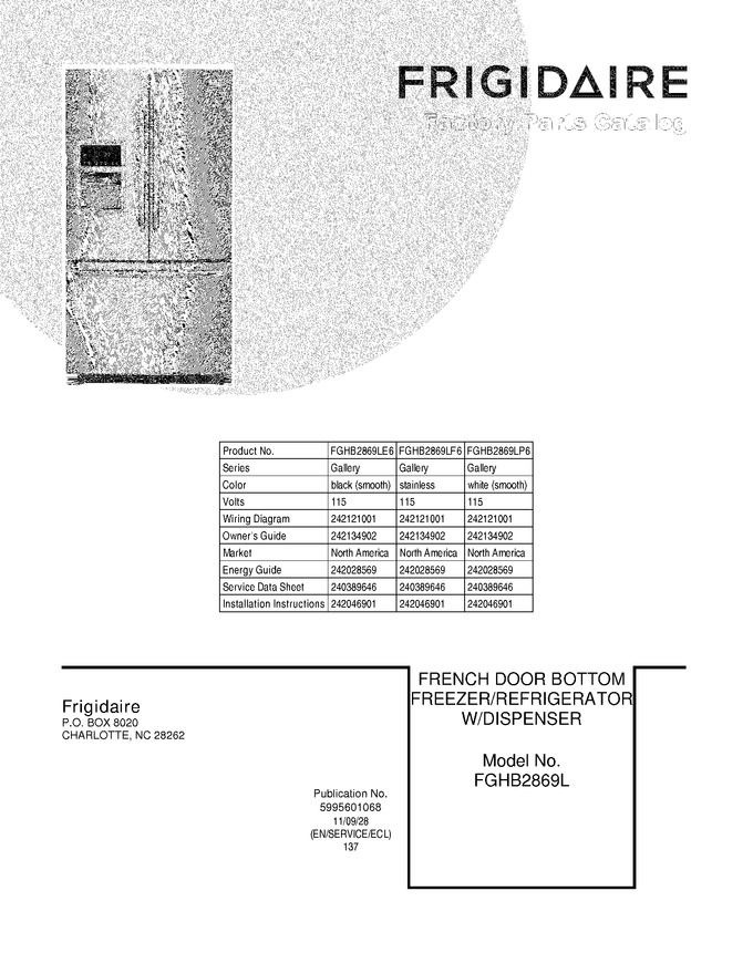 Diagram for FGHB2869LE6