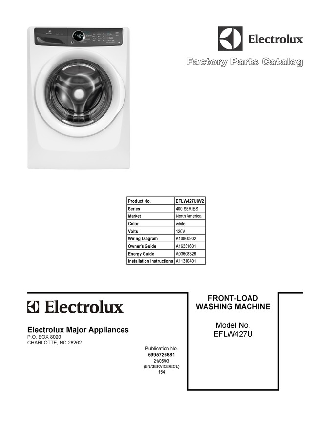 Diagram for EFLW427UIW2