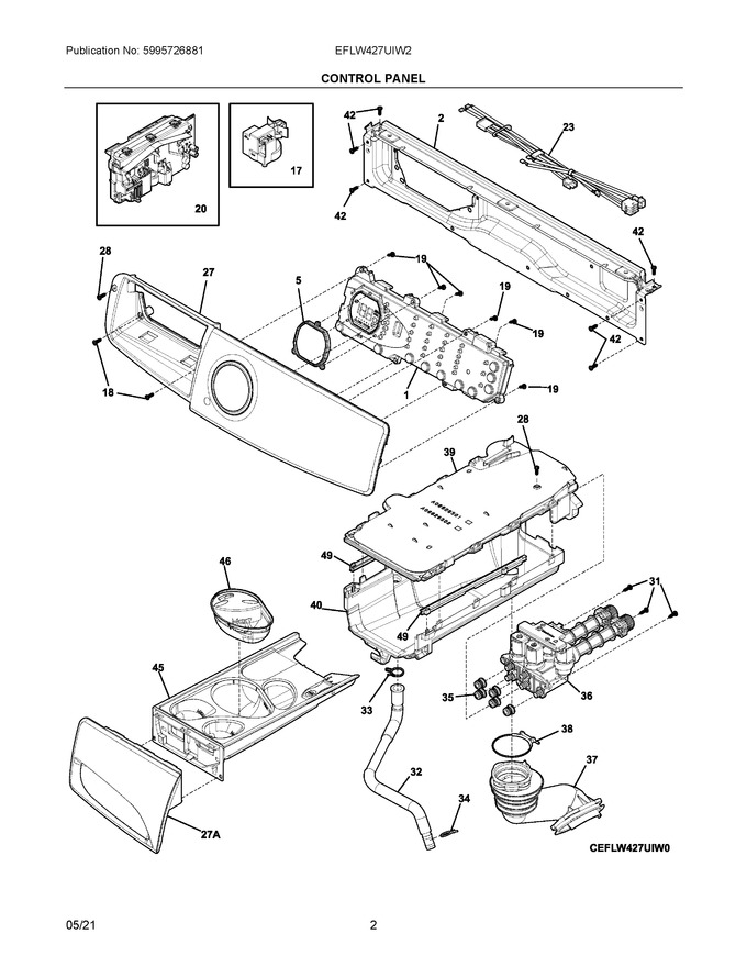 Diagram for EFLW427UIW2