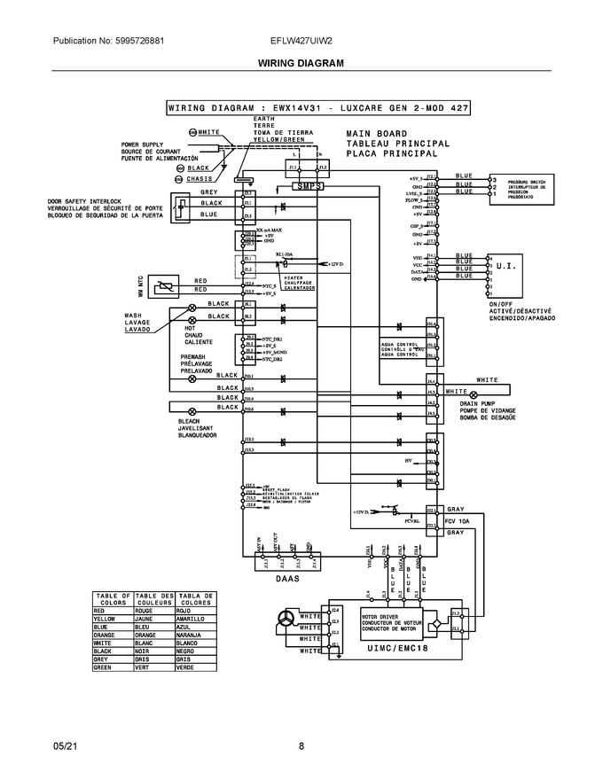Diagram for EFLW427UIW2
