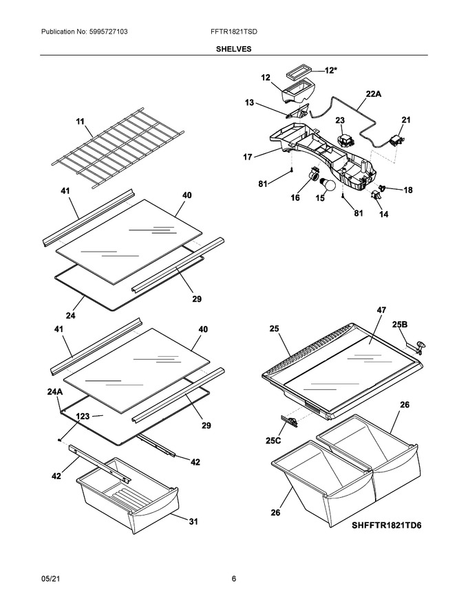 Diagram for FFTR1821TSD