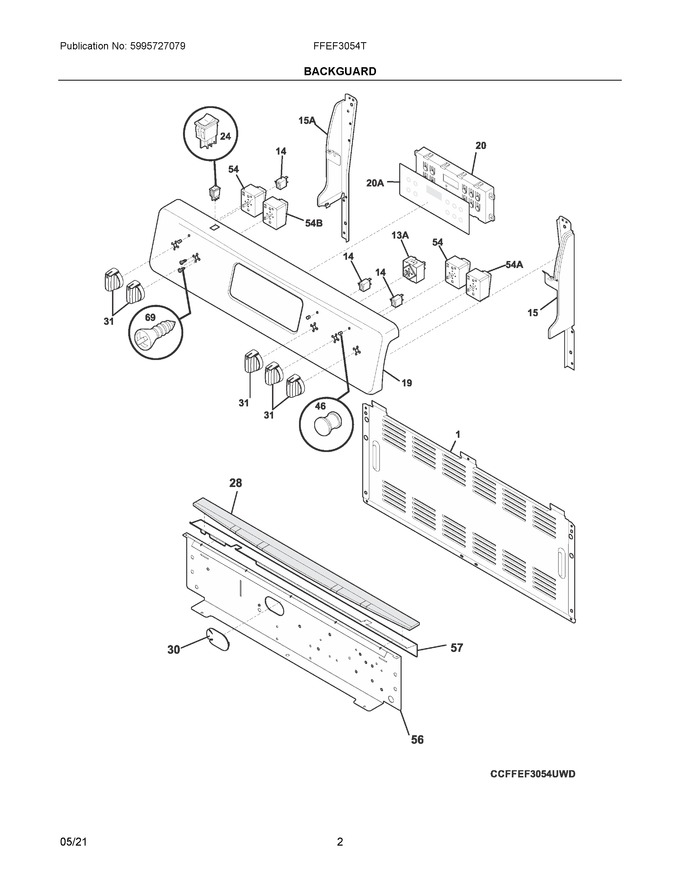 Diagram for FFEF3054TBR