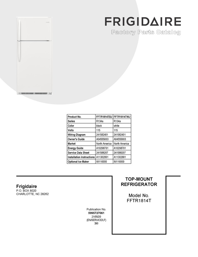 Diagram for FFTR1814TBJ